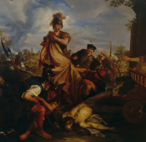 Alexander before the Corpse of Darius by Antonio Balestra