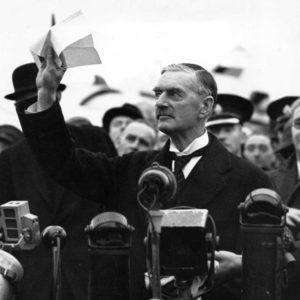 Neville Chamberlain Peace in our Time 1938